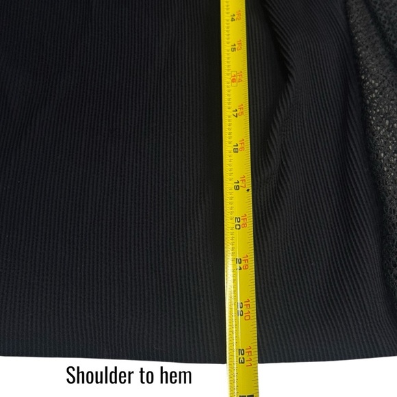 Maje Lysea Mixed Media Long Sleeve Top Gothic Fairygoth Rocker Party Size 1 (S) - Picture 9 of 9